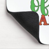 Frohe Weihnachten Frieden auf der Erde Mousepad (Ecke)