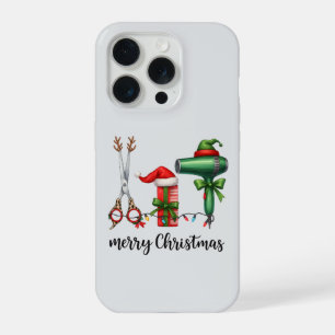 Frohe Weihnachten Friseur Festlicher Stylist Weihn iPhone 15 Pro Hülle