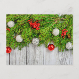 Frohe Weihnachten Frohe Feiertage Postkarte