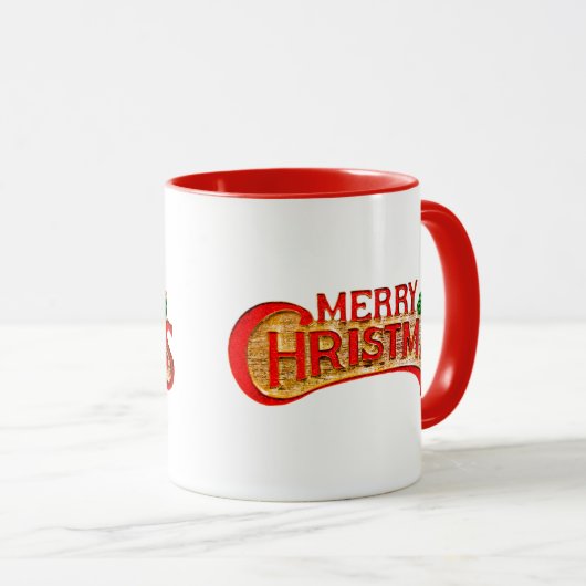 Frohe Weihnachten frohe Geschenke Tasse (VorderseiteRechts)