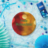 Frohe Weihnachten! Frohe Weihnachten im Deutschen Pappteller (Party)