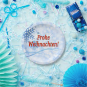 Frohe Weihnachten! Frohe Weihnachten im Deutschen  Pappteller (Party)