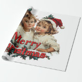 Frohe Weihnachten - Frohe Weihnachten mit Niedlich Geschenkpapier (Ungerollt)