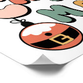 Frohe Weihnachten frohe Weihnachten Weihnachten Poster (Ecke)