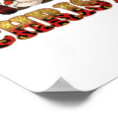 Frohe Weihnachten frohe Weihnachten Weihnachten Poster (Ecke)