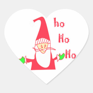 Frohe Weihnachten Frohe Weihnachten Weihnachten We Herz-Aufkleber