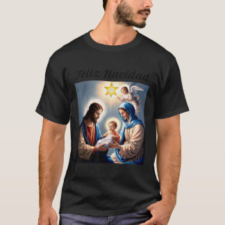 Frohe Weihnachten, frohe Weihnachten zur Geburt vo T-Shirt