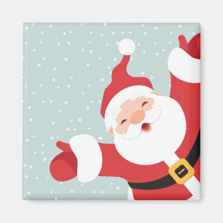 Frohe Weihnachten frohe Weihnachtsmann | Magnet