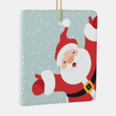 Frohe Weihnachten frohe Weihnachtsmann | Ornament (Rechts)