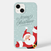 Frohe Weihnachten frohe Weihnachtsmann | TelefonCa Case-Mate iPhone Hülle (Rückseite)
