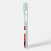 Frohe Weihnachten frohe Weihnachtsmann | TelefonCa Case-Mate iPhone Hülle (Rückseite / Links)