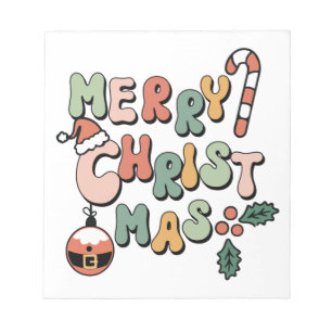 Frohe Weihnachten Frohe Xmas Notizblock
