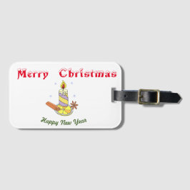 Frohe Weihnachten - Frohes Neues Jahr Gepäckanhänger