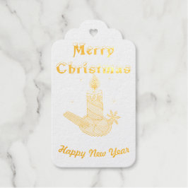 Frohe Weihnachten - Frohes Neues Jahr Geschenkanhänger