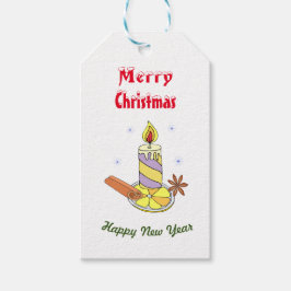 Frohe Weihnachten - Frohes Neues Jahr Geschenkanhänger