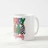 Frohe Weihnachten! Frohes neues Jahr Kaffeetasse (VorderseiteRechts)