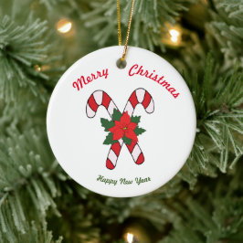 Frohe Weihnachten Frohes Neues Jahr Keramik Orname Keramik Ornament