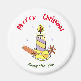 Frohe Weihnachten - Frohes Neues Jahr Magnet