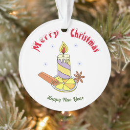 Frohe Weihnachten Frohes Neues Jahr Ornament