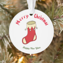 Frohe Weihnachten Frohes Neues Jahr Ornament