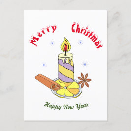 Frohe Weihnachten - Frohes Neues Jahr Postkarte