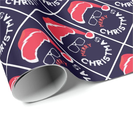 Frohe Weihnachten, Fröhlich und hell Geschenkpapier (Rolleneckpunkt)