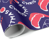 Frohe Weihnachten, Fröhlich und hell Geschenkpapier (Rolleneckpunkt)