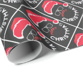 Frohe Weihnachten, Fröhlich und hell Geschenkpapier (Rolleneckpunkt)