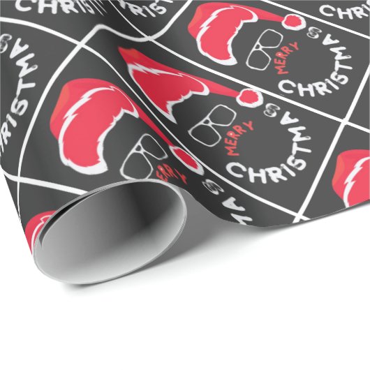 Frohe Weihnachten, Fröhlich und hell Geschenkpapier (Rolleneckpunkt)