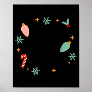 Frohe Weihnachten Fröhliche Mini-Weihnachten Baby  Poster