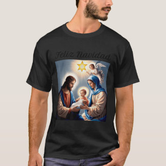Frohe Weihnachten Fröhliche Weihnachten zur Geburt T-Shirt
