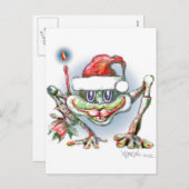 * Frohe Weihnachten Frosch von Albruno * (Vorne/Hinten)