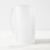 Frohe Weihnachten Frost Mattglas Bierglas (Vorderseite Links)
