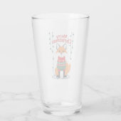 Frohe Weihnachten, Fuchs! Glas (Rückseite)