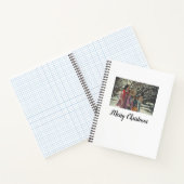 Frohe Weihnachten fügen Foto-Text-Feiertag individ Notizblock (Innenseite)