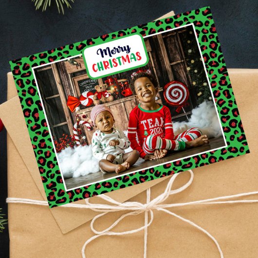 Frohe Weihnachten (fügen Sie Ihr eigenes Foto) Leo