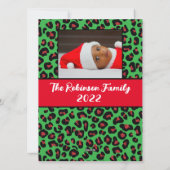 Frohe Weihnachten (fügen Sie Ihr eigenes Foto) Leo (Rückseite)