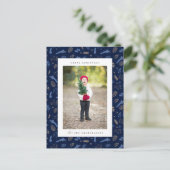 Frohe Weihnachten | FÜGEN SIE IHRE FAMILY FOTO Pos Postkarte (Stehend Vorderseite)