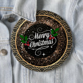 Frohe Weihnachten, Funkeln und Glitzer, Button (Beispiel)