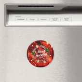 Frohe Weihnachten, Funkeln und Glitzer Magnet (In Situ (Geschirrspüler))