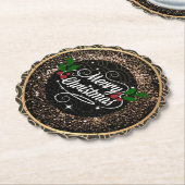 Frohe Weihnachten, Funkeln und Glitzer, Untersetzer (angewinkelt)