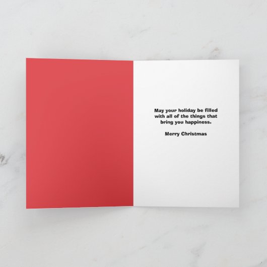 Frohe Weihnachten Funny Cat Denken Sie an Catnip S (Innenseite)