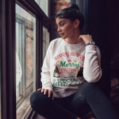 Frohe Weihnachten Funny Cat Holiday Personalisiert Sweatshirt