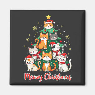 Frohe Weihnachten Funny Catmas Kitten Weihnachtsba Magnet