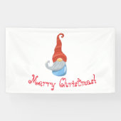 Frohe Weihnachten Funny Gnome Banner - Festival (Horizontal)