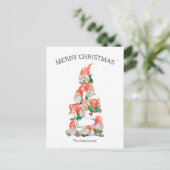 Frohe Weihnachten Funny Gnomes Tree (Stehend Vorderseite)