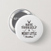 Frohe Weihnachten Funny Matching Familie Weihnacht Button (Vorne & Hinten)