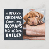 Frohe Weihnachten Funny Moderne Haustiere Custom F (Vorderseite)