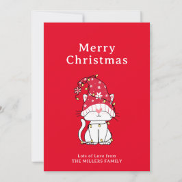 Frohe Weihnachten Funny Niedlich Christmas Cat