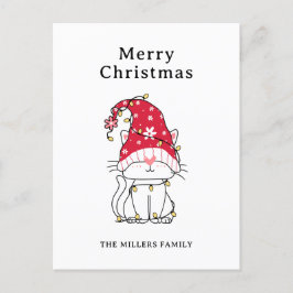 Frohe Weihnachten Funny Niedlich Christmas Cat
